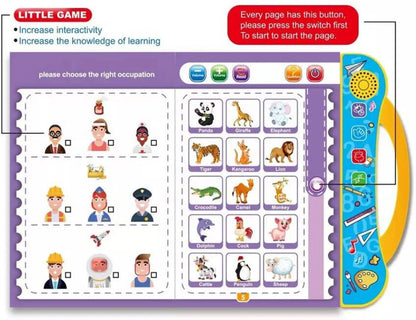 Earendelkids Intelligence Book Sound Book, make learning interactive