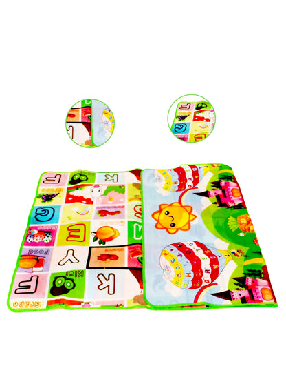 Earendelkids Microfiber Baby Play Mat  (Multicolor, Large)