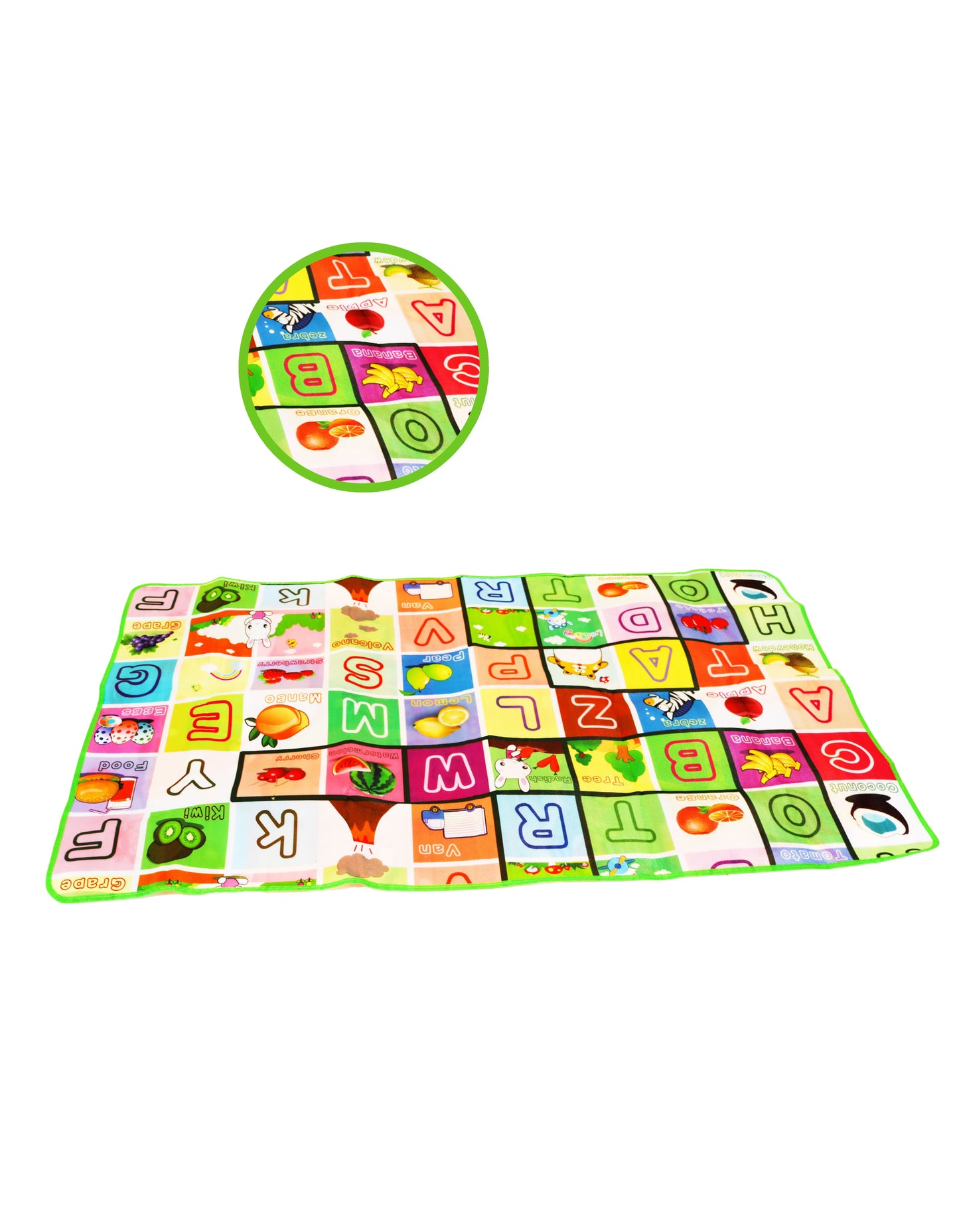 Earendelkids Microfiber Baby Play Mat  (Multicolor, Large)